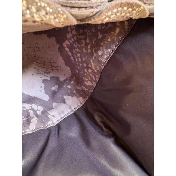 Juicy Couture Quilted Circle Pattern Crossbody Bag In Brown With Chain Strap - Picture 6 of 11